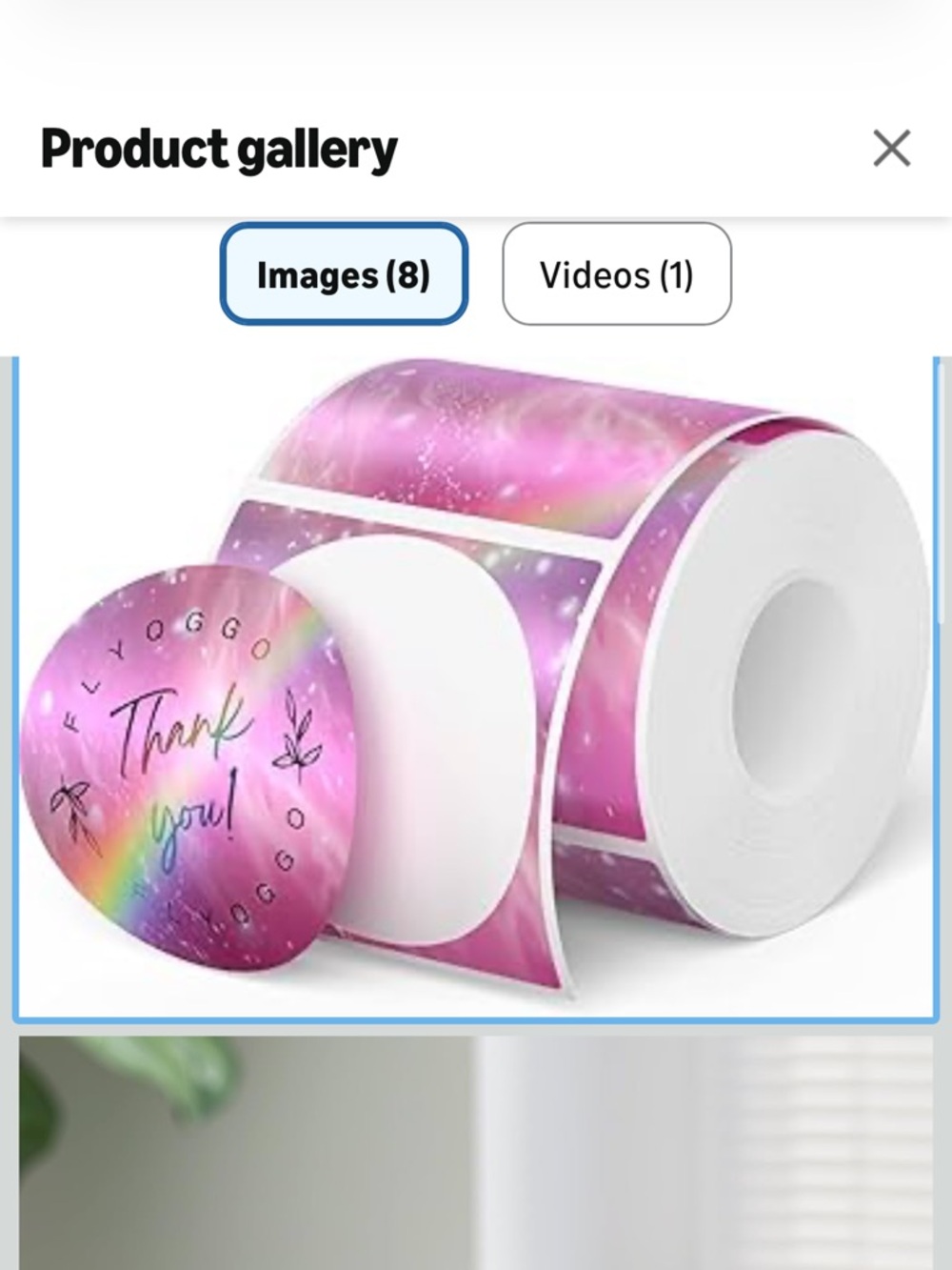 Custom Hand Crafted Thank You Stickers, 100 ct - Picture 14 of 15